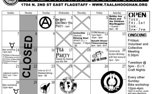 Infoshop April Calendar 2013